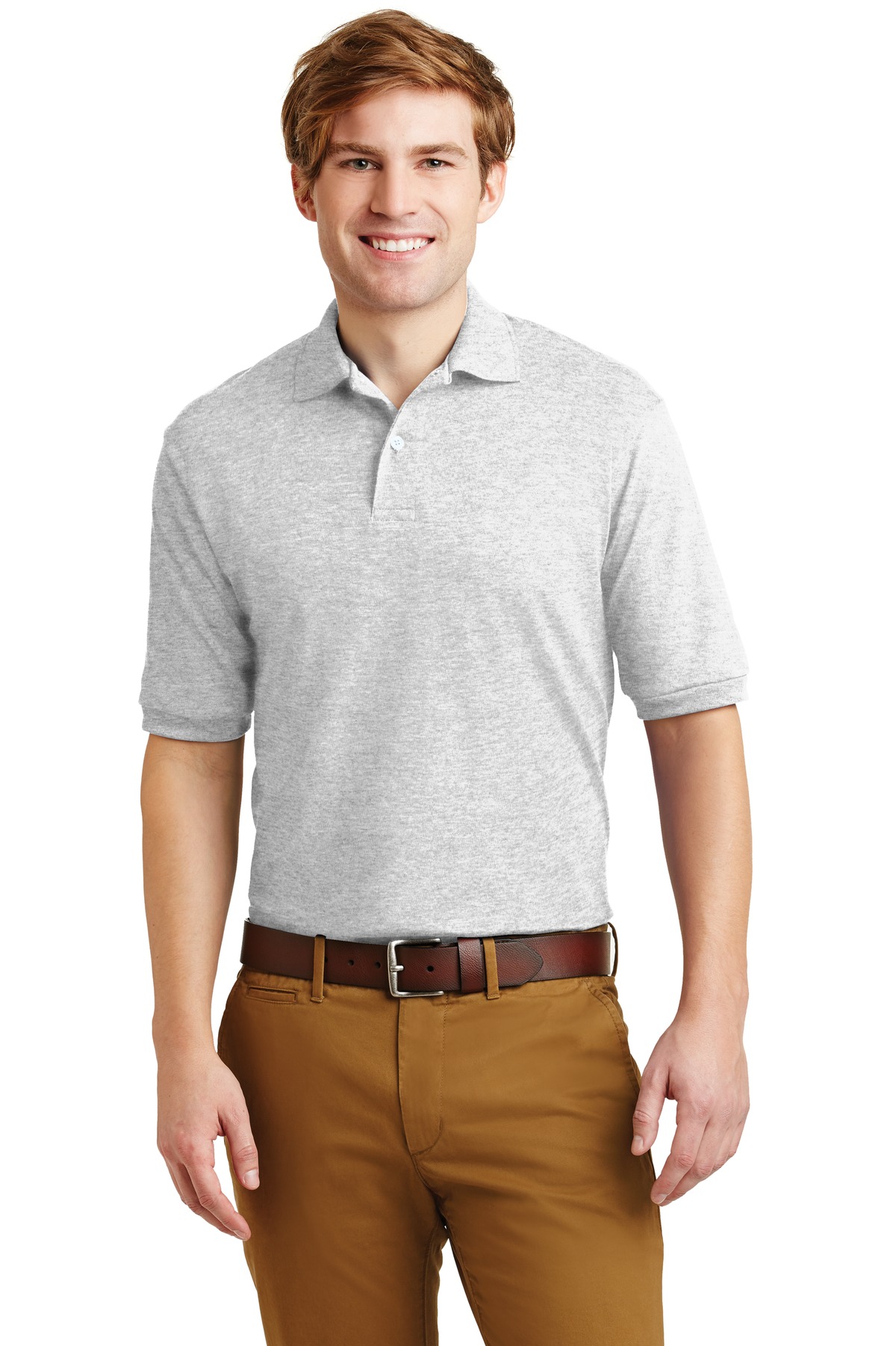 Jerzees - SpotShield 5.4-Ounce Jersey Knit Sport Shirt. 437M - Image 1