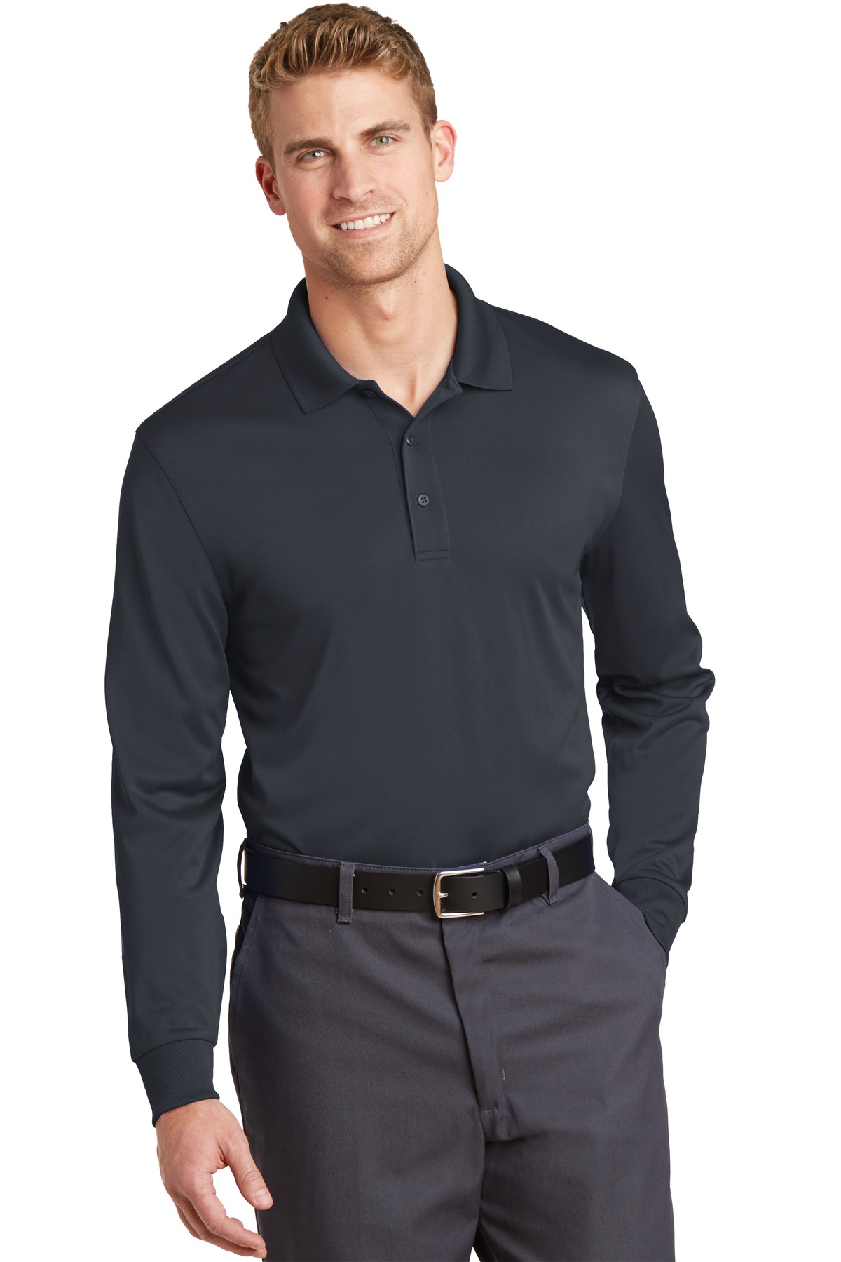 CornerStone Select Snag-Proof Long Sleeve Polo. CS412LS - Image 12