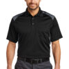 CornerStone Select Snag-Proof Two Way Colorblock Pocket Polo. CS416 - Thumbnail Image 1