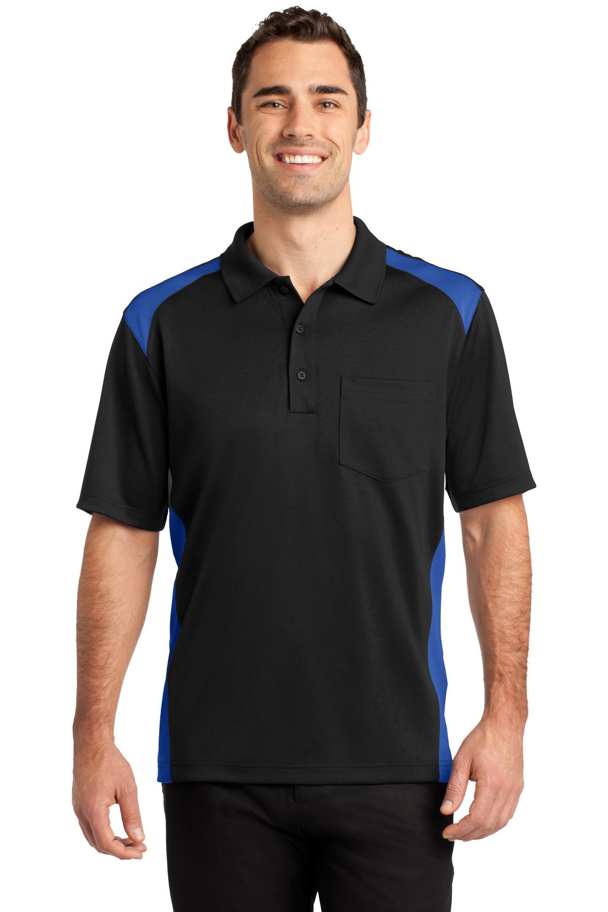 CornerStone Select Snag-Proof Two Way Colorblock Pocket Polo. CS416 - Image 20