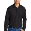 CornerStone Select Lightweight Snag-Proof Long Sleeve Polo CS418LS - Thumbnail Image 1