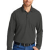 CornerStone Select Lightweight Snag-Proof Long Sleeve Polo CS418LS - Thumbnail Image 5