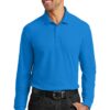 Port Authority Long Sleeve Core Classic Pique Polo. K100LS - Thumbnail Image 1