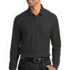 Port Authority Long Sleeve Core Classic Pique Polo. K100LS - Thumbnail Image 12