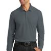 Port Authority Long Sleeve Core Classic Pique Polo. K100LS - Thumbnail Image 20