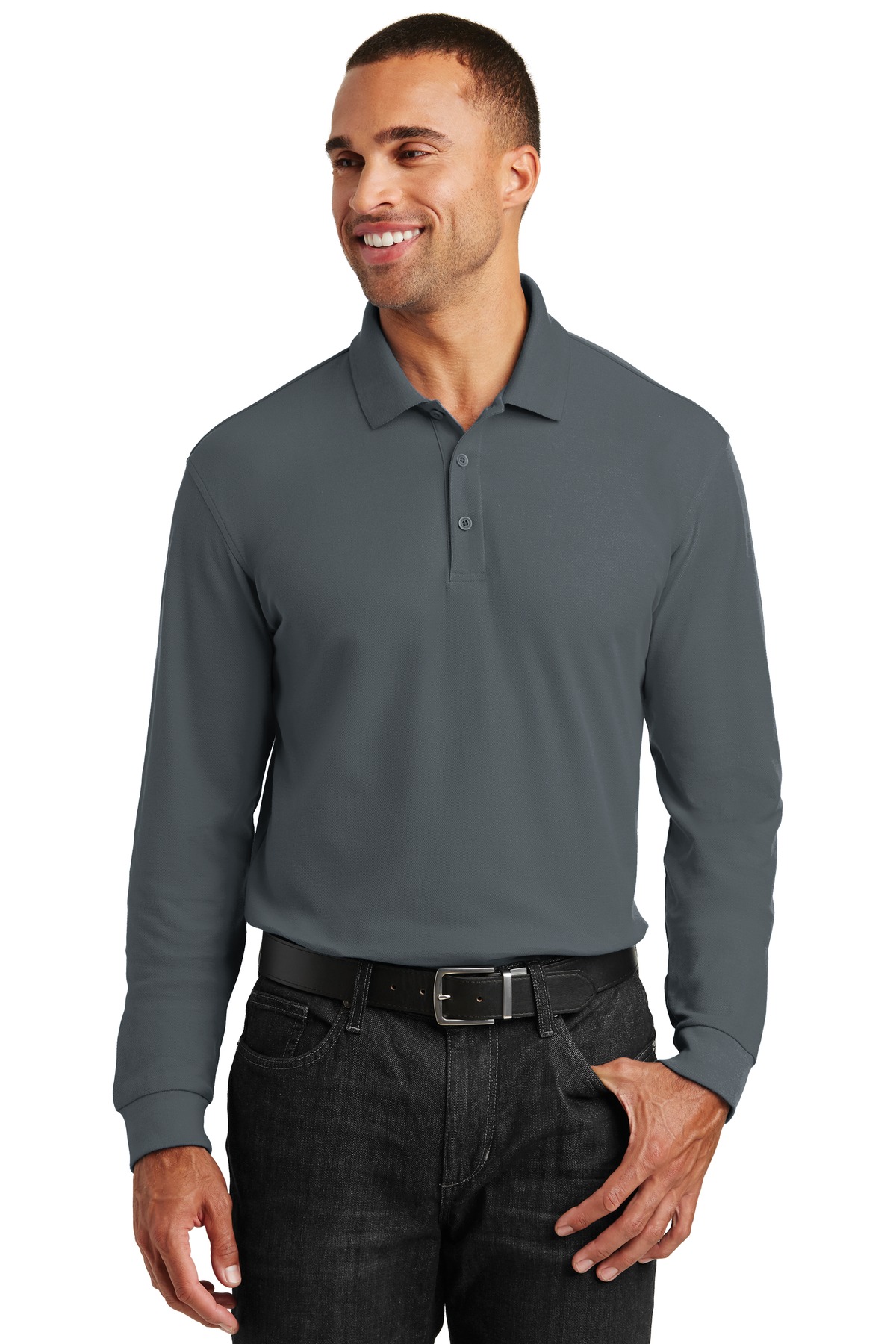 Port Authority Long Sleeve Core Classic Pique Polo. K100LS - Image 20