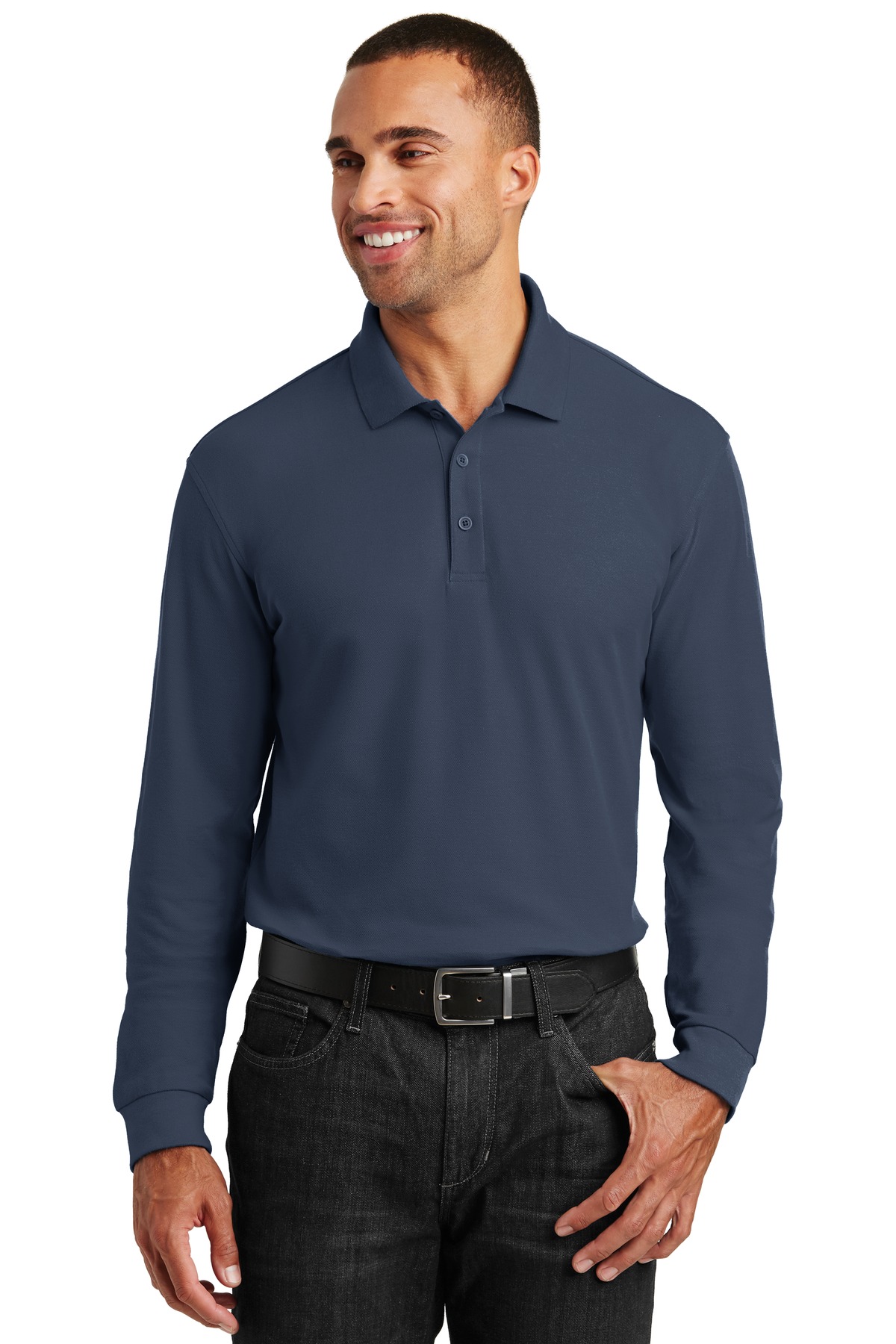 Port Authority Long Sleeve Core Classic Pique Polo. K100LS - Image 36