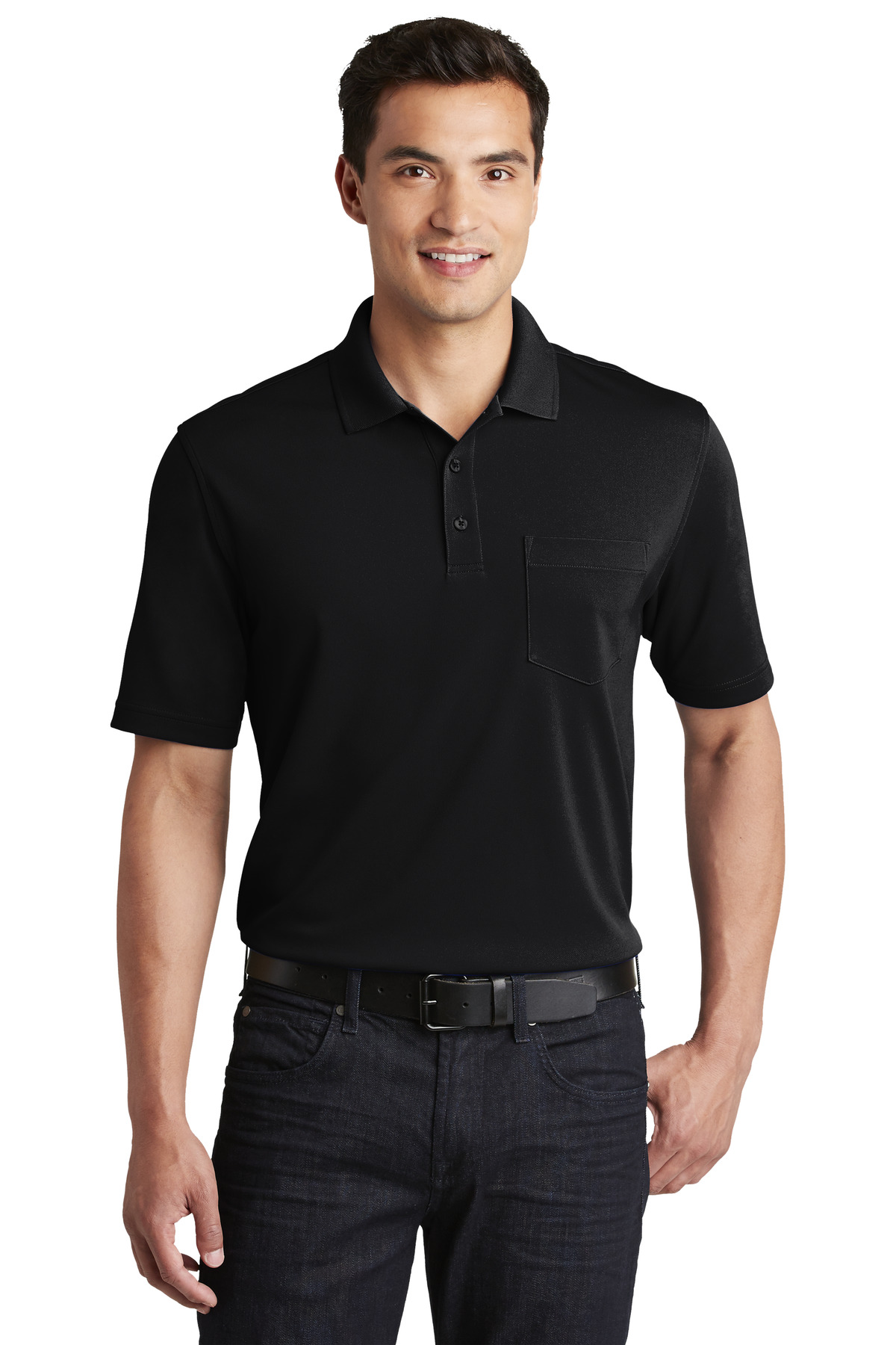 Port Authority Dry Zone UV Micro-Mesh Pocket Polo. K110P - Image 1