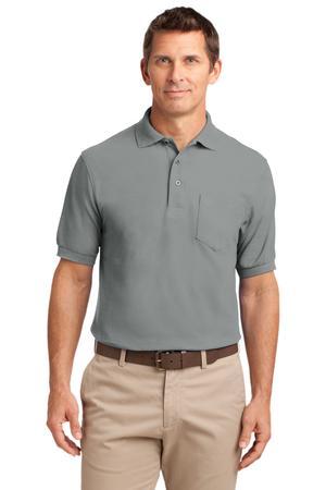 Port Authority Silk Touch Polo with Pocket.  K500P