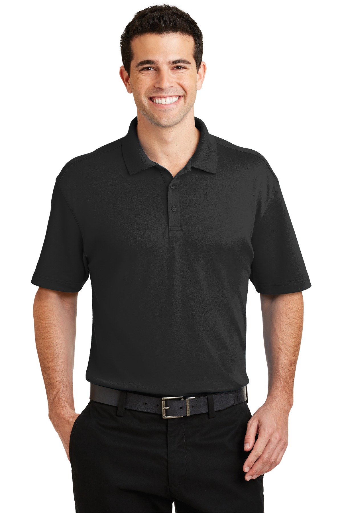 Port Authority Silk Touch Interlock Performance Polo. K5200 - Image 1
