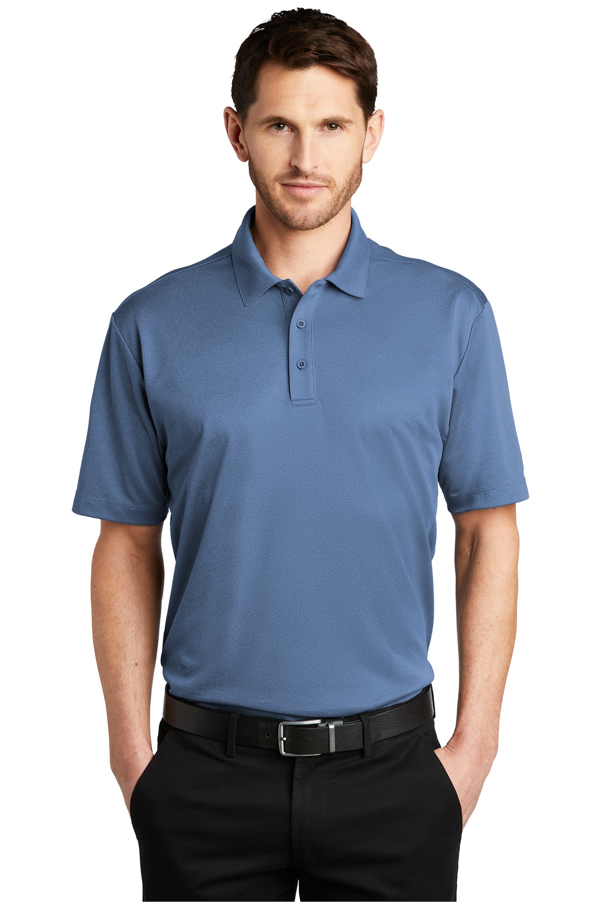 Port Authority  Heathered Silk Touch  Performance Polo. K542 - Image 28