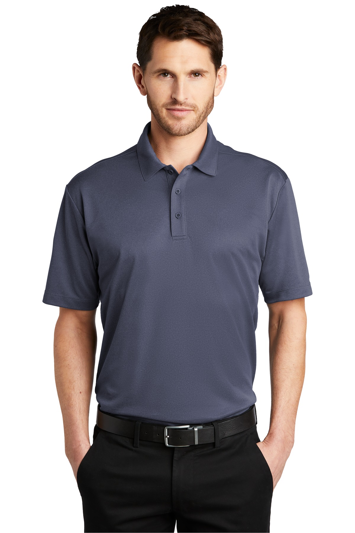 Port Authority  Heathered Silk Touch  Performance Polo. K542 - Image 36