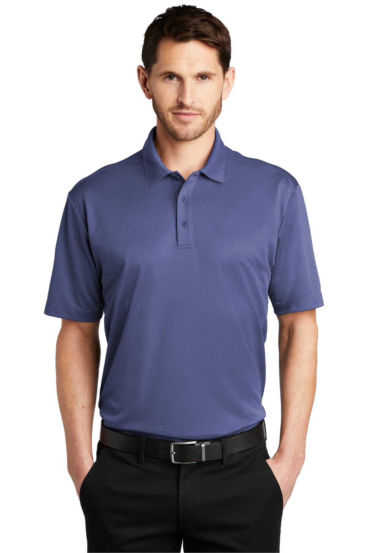 Port Authority  Heathered Silk Touch  Performance Polo. K542 - Image 44