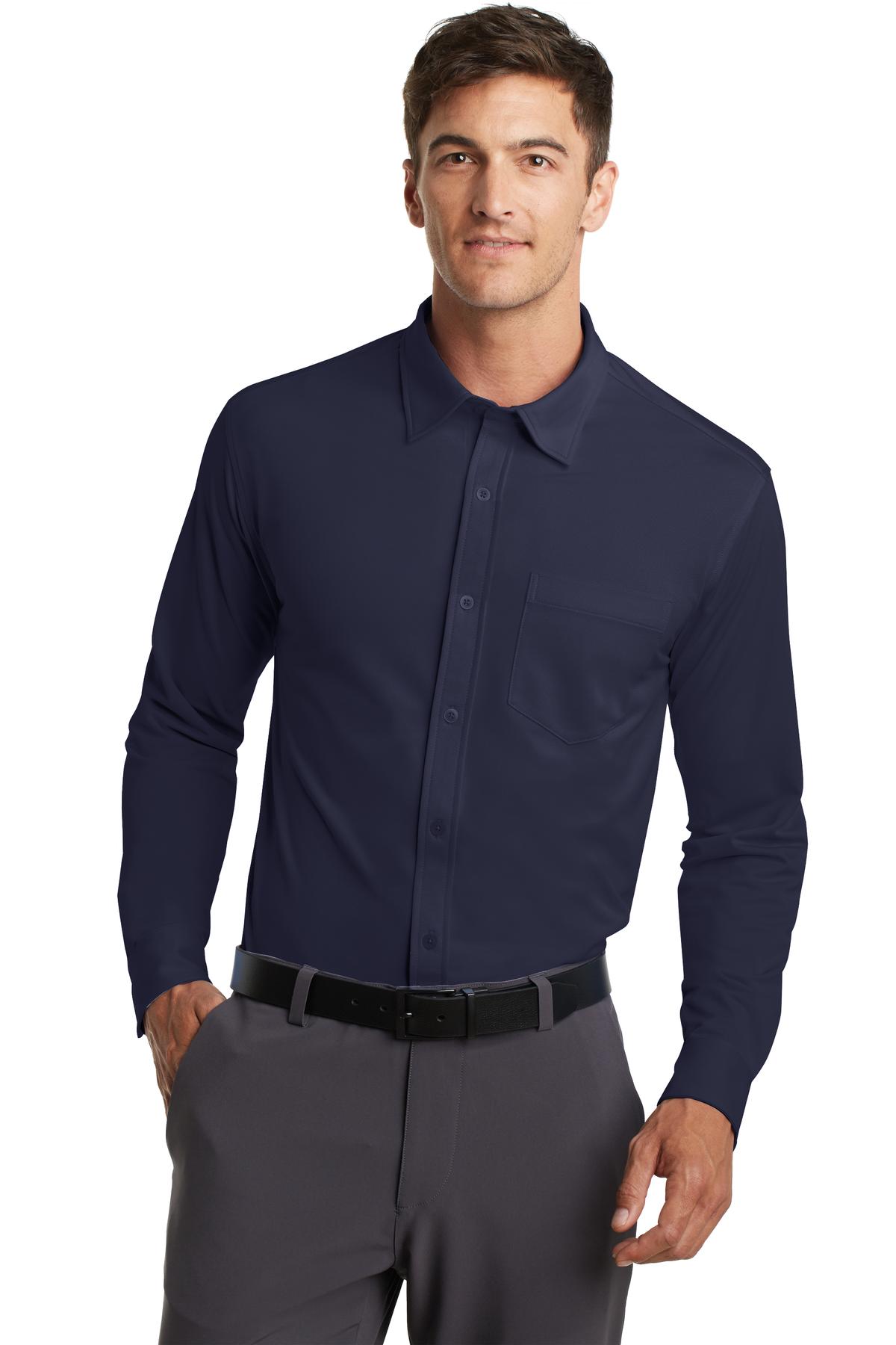 Port Authority Dimension Knit Dress Shirt. K570 - Image 20