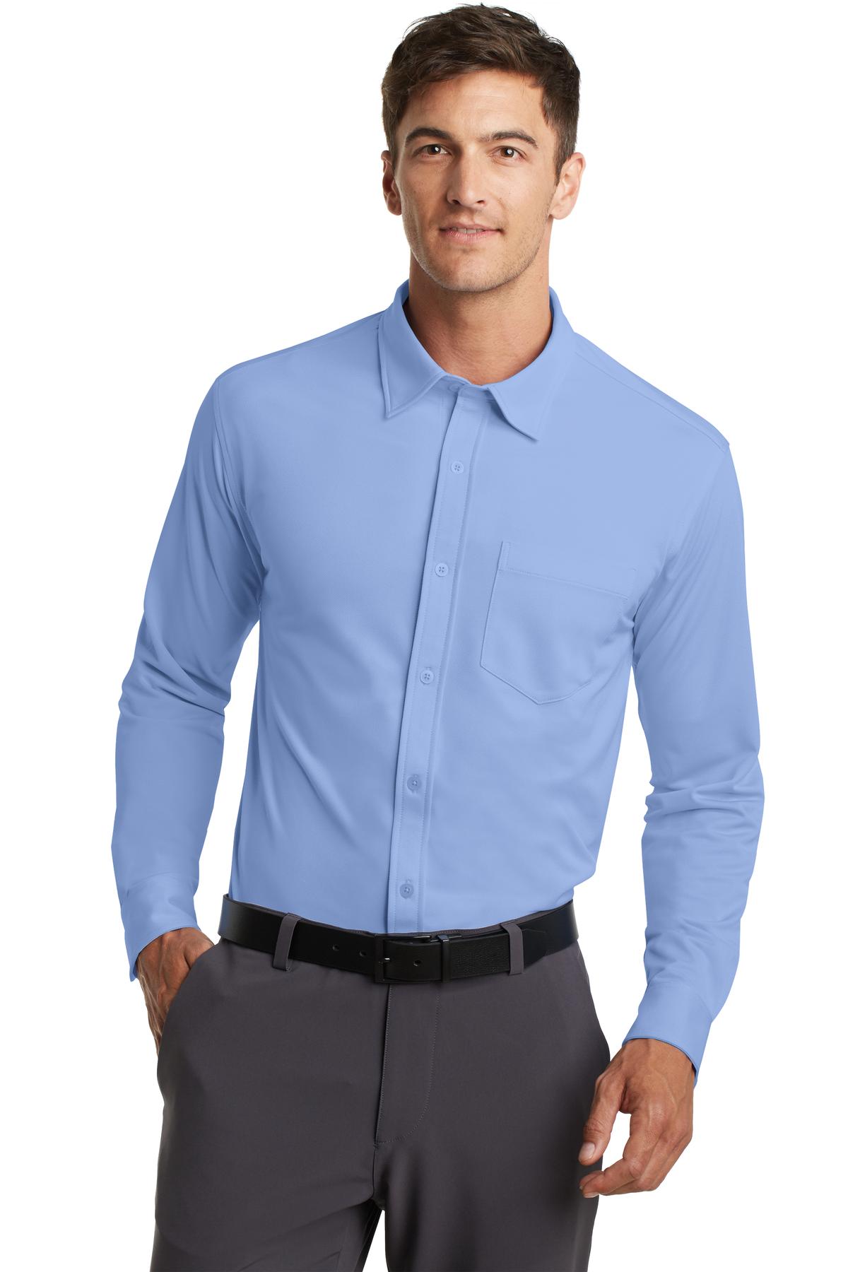 Port Authority Dimension Knit Dress Shirt. K570 - Image 28