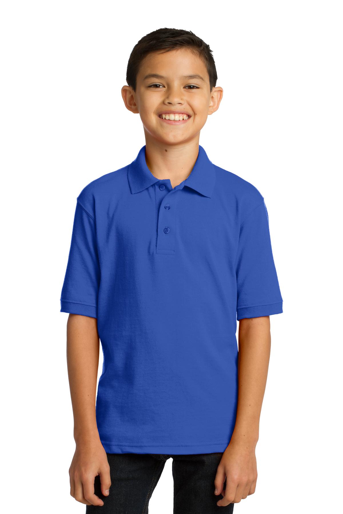 Port & Company Youth Core Blend Jersey Knit Polo. KP55Y - Image 44