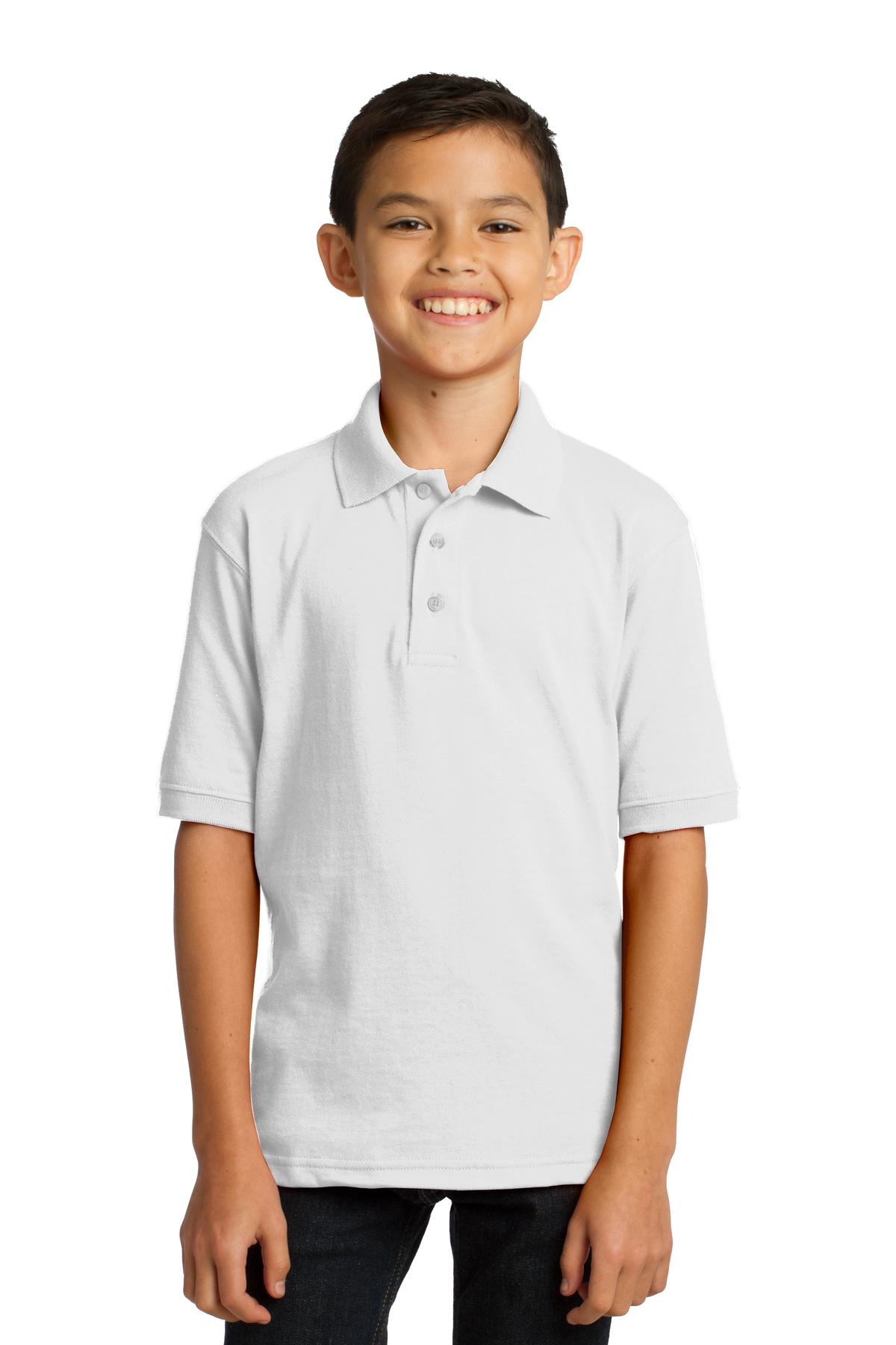 Port & Company Youth Core Blend Jersey Knit Polo. KP55Y - Image 49