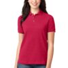 Port Authority Women's Heavyweight Cotton Pique Polo.  L420 - Thumbnail Image 9