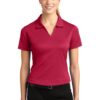 Sport-Tek Women's Dri-Mesh V-Neck Polo.  L469 - Thumbnail Image 16