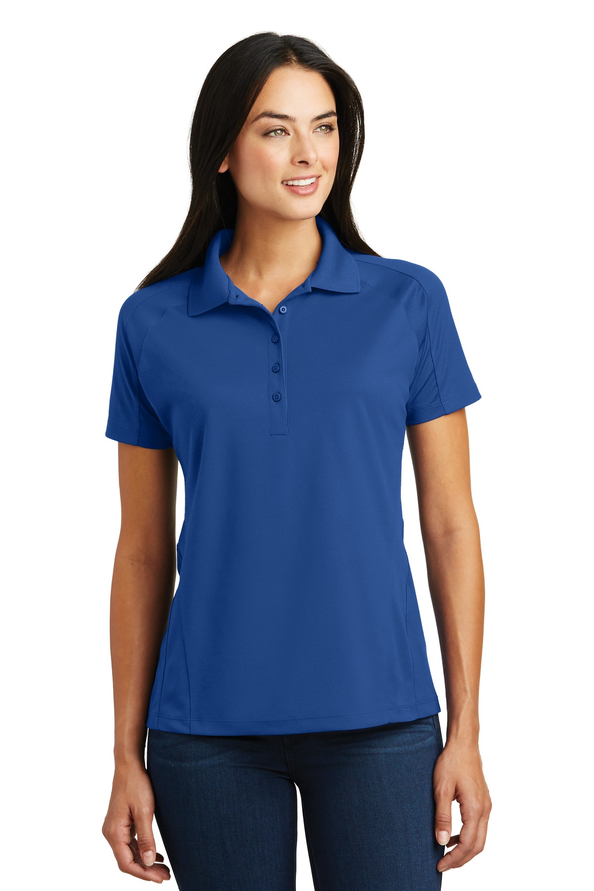 Sport-Tek Women's Dri-Mesh Pro Polo. L474 - Image 59