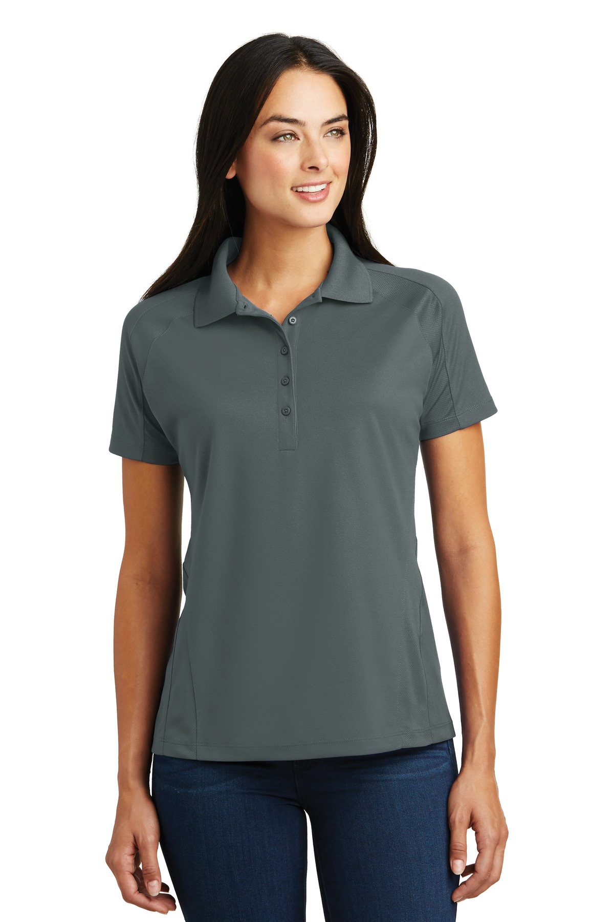 Sport-Tek Women's Dri-Mesh Pro Polo. L474 - Image 75
