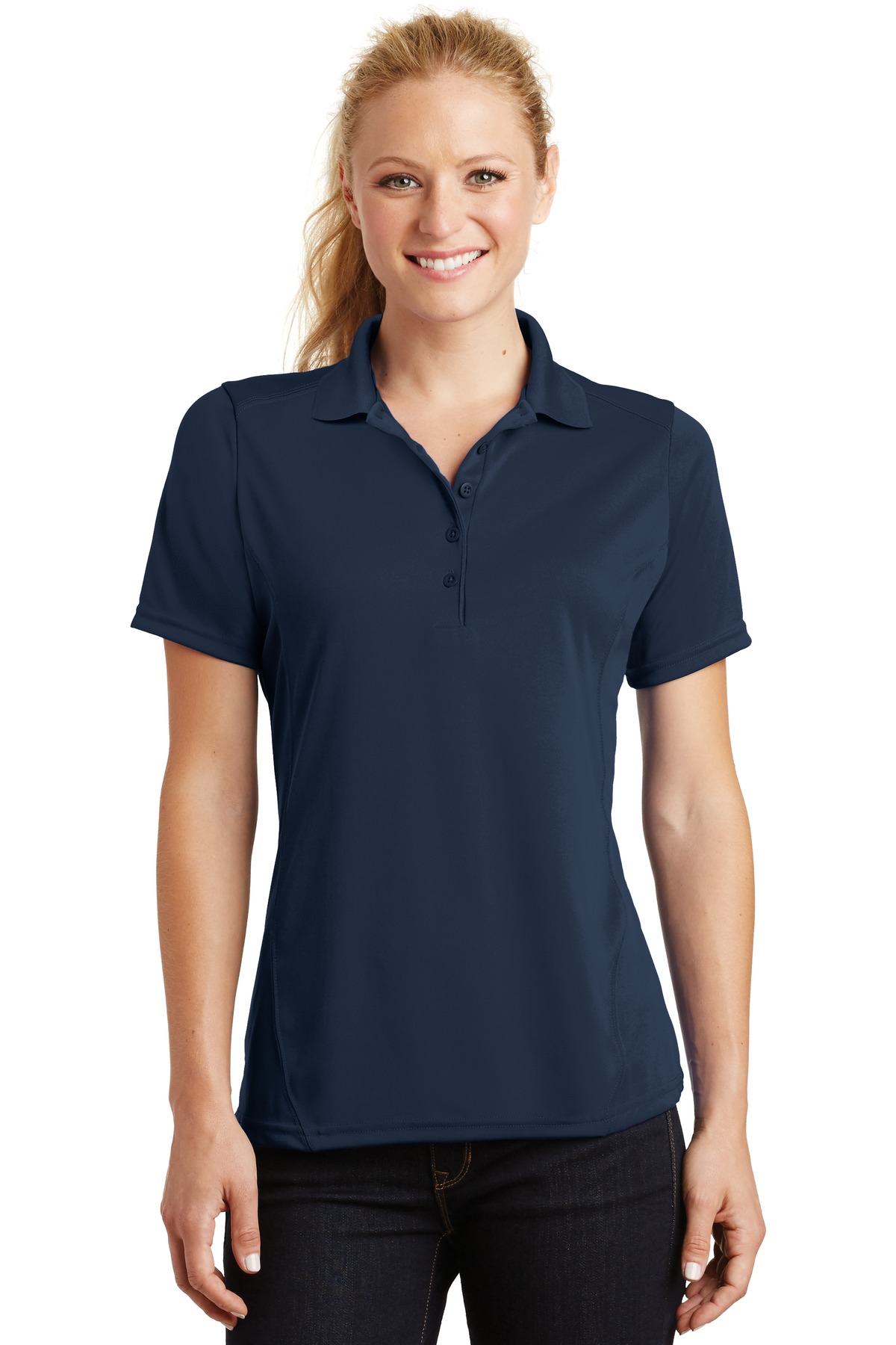Sport-Tek Women's Dry Zone Raglan Accent Polo. L475 - Image 34