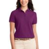 Port Authority Women's Silk Touch Polo.  L500 - Thumbnail Image 2