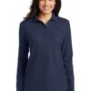 Port Authority Women's Silk Touch Long Sleeve Polo.  L500LS - Thumbnail Image 16