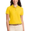Port Authority Women's Silk Touch Polo.  L500 - Thumbnail Image 1