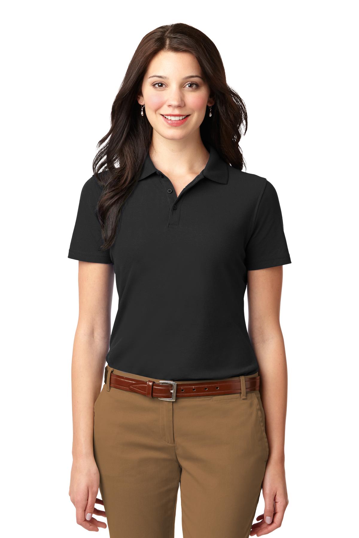 Port Authority Women's Stain-Resistant Polo. L510 - Image 1