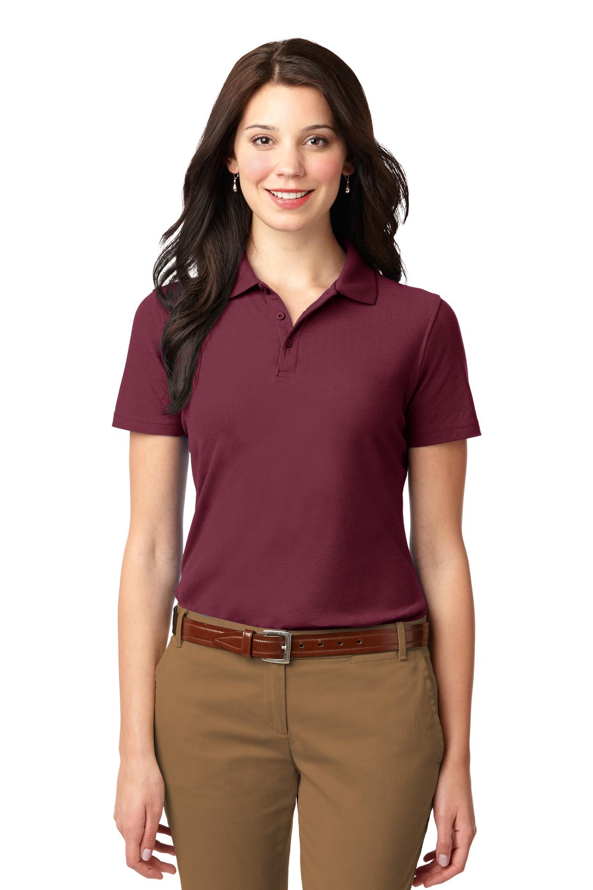 Port Authority Women's Stain-Resistant Polo. L510 - Image 10