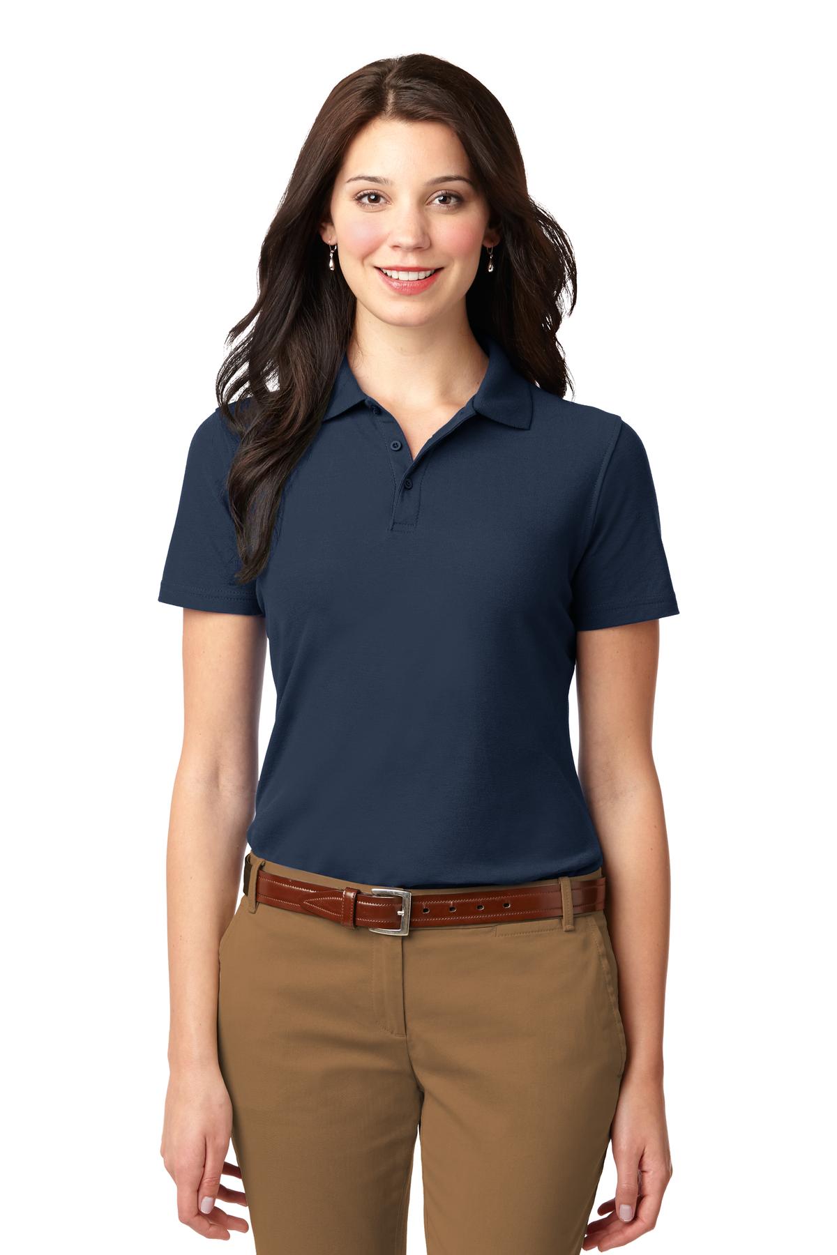 Port Authority Women's Stain-Resistant Polo. L510 - Image 28