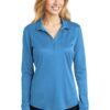 Port Authority  Women's Silk Touch   Performance Long Sleeve Polo. L540LS - Thumbnail Image 20