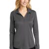 Port Authority  Women's Silk Touch   Performance Long Sleeve Polo. L540LS - Thumbnail Image 52
