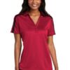 Port Authority Women's Silk Touch Performance Colorblock Stripe Polo. L547 - Thumbnail Image 2