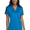 Port Authority Women's Silk Touch Performance Colorblock Stripe Polo. L547 - Thumbnail Image 11