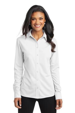 Port Authority Women's Dimension Knit Dress Shirt. L570