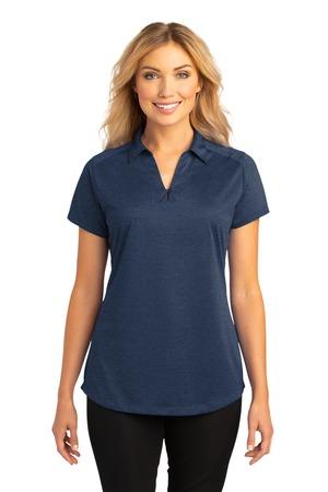 Port Authority Women's Digi Heather Performance Polo. L574