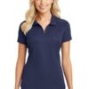 Port Authority Women's Pinpoint Mesh Zip Polo. L580 - Thumbnail Image 2