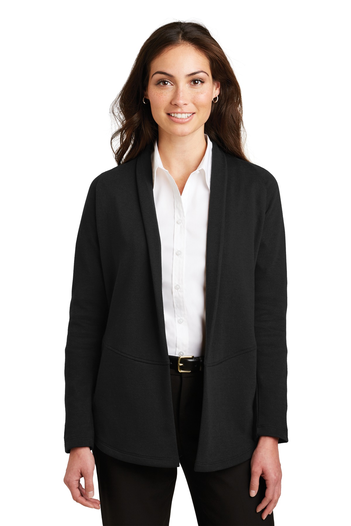 Port Authority Women's Interlock Cardigan. L807 - Image 12