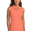 Port Authority Women's Dry Zone UV Micro-Mesh Sleeveless Polo LK110SV - Thumbnail Image 2