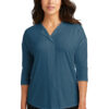 Port Authority Women's Concept 3/4-Sleeve Soft Split Neck Top. LK5433 - Thumbnail Image 12