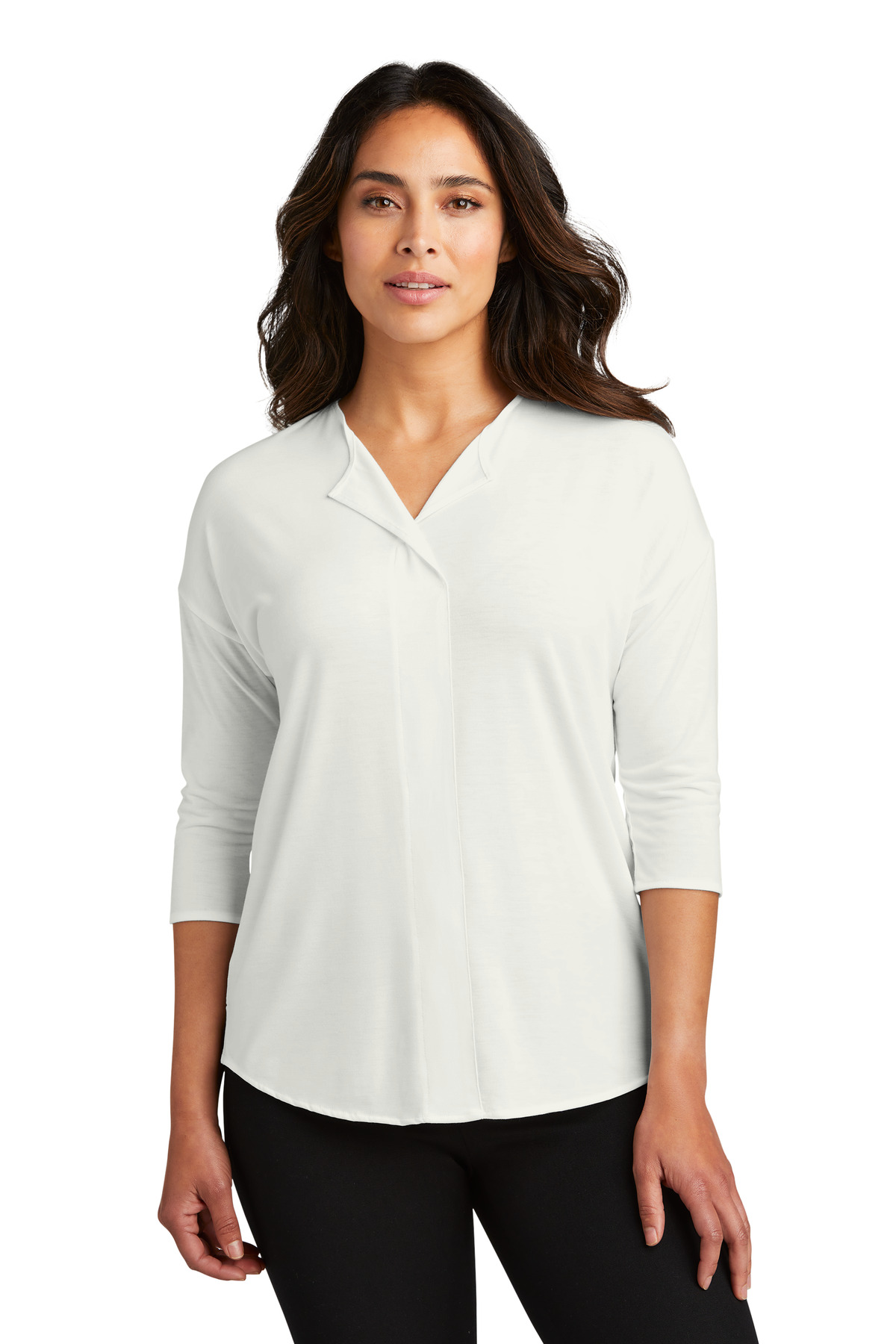 Port Authority Women's Concept 3/4-Sleeve Soft Split Neck Top. LK5433 - Image 28