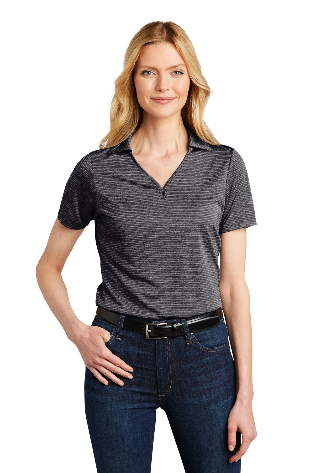 Port Authority  Women's Shadow Stripe Polo. LK585 - Image 12