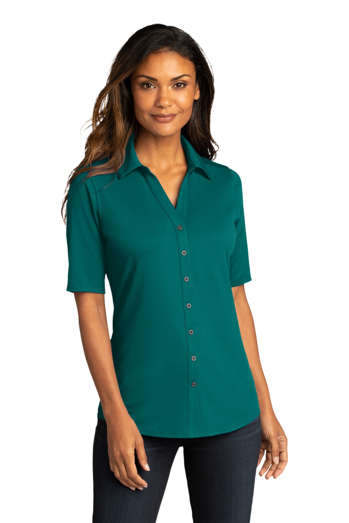 Port Authority Women's City Stretch Top. LK682 - Image 5