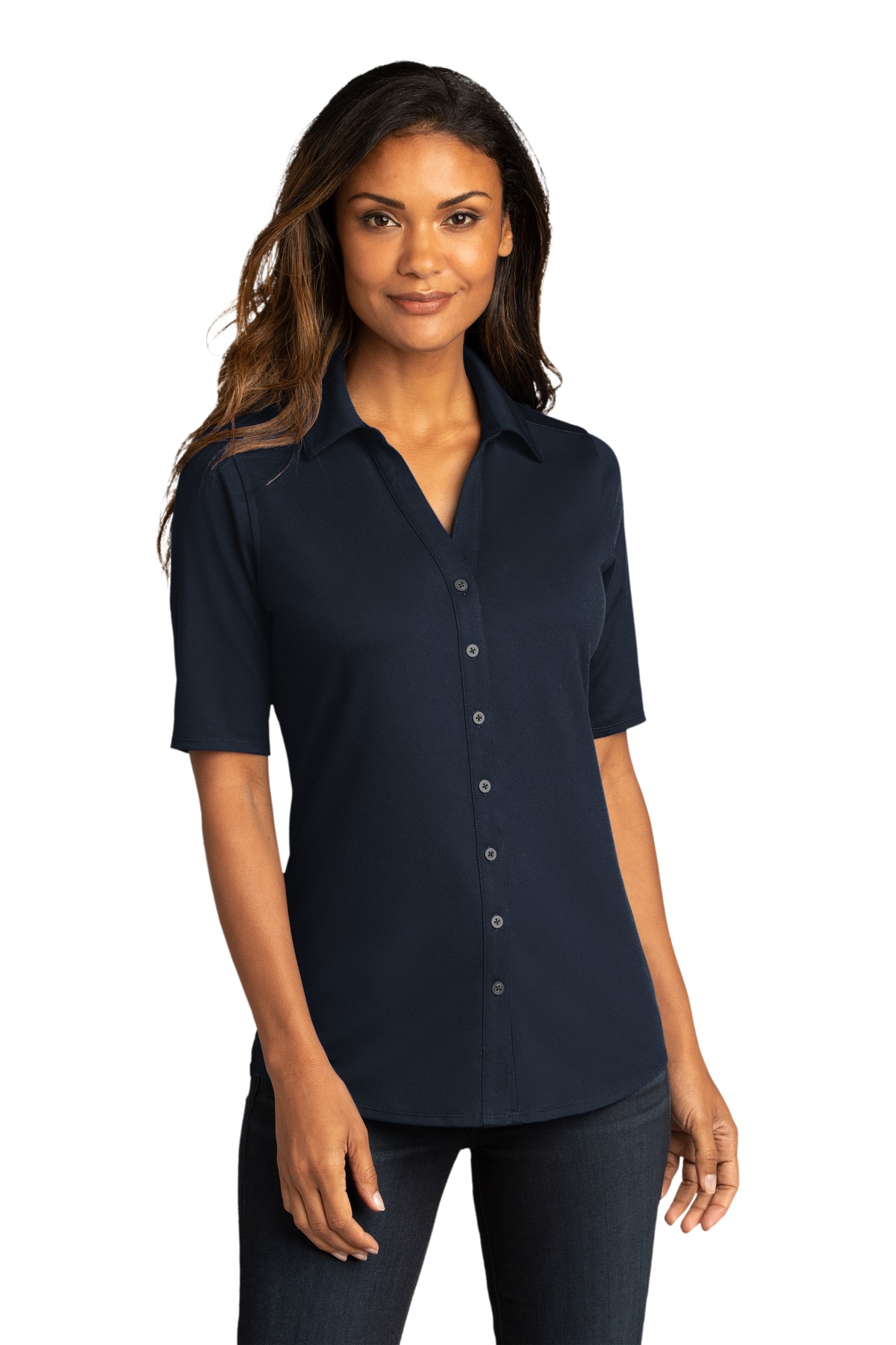 Port Authority Women's City Stretch Top. LK682 - Image 7