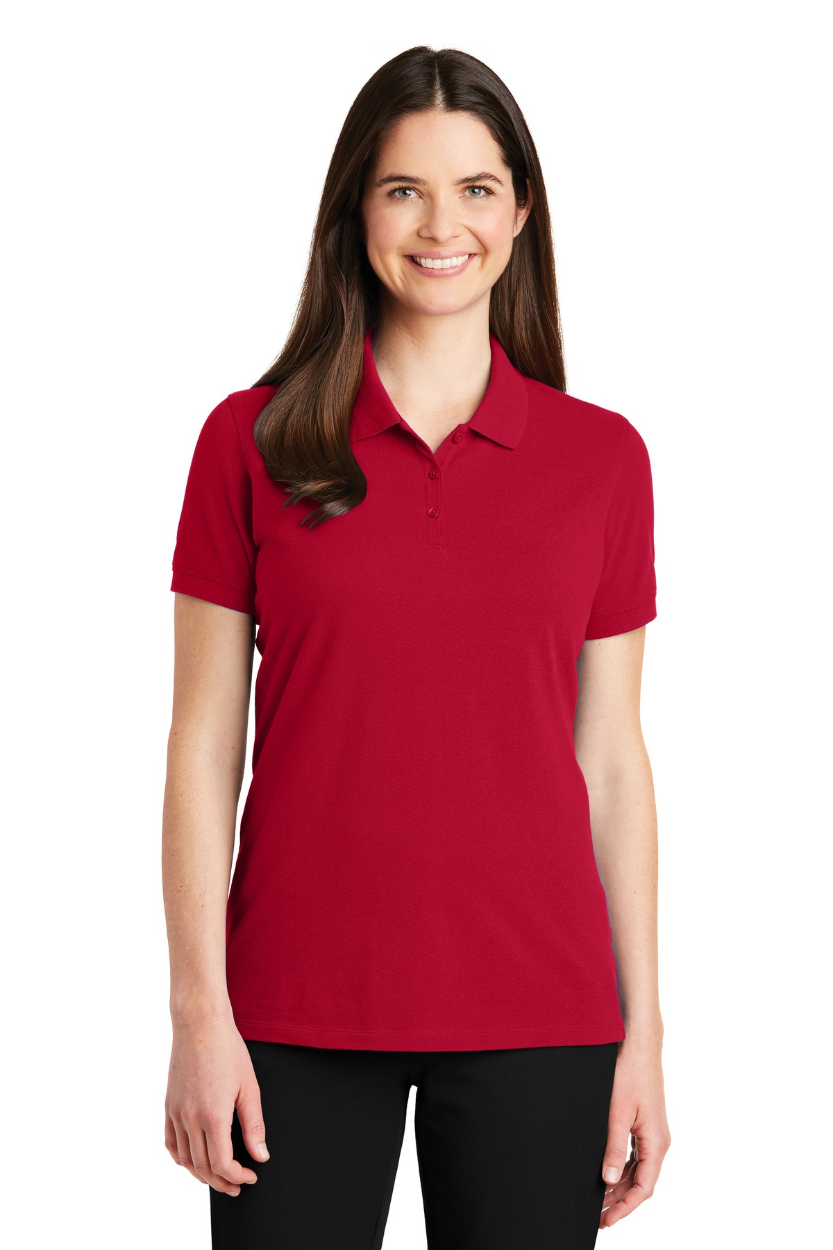 Port Authority Women's EZCotton Polo. LK8000 - Image 3
