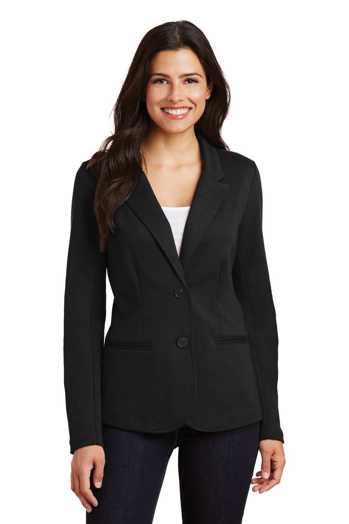 Port Authority Women's Knit Blazer. LM2000 - Image 1