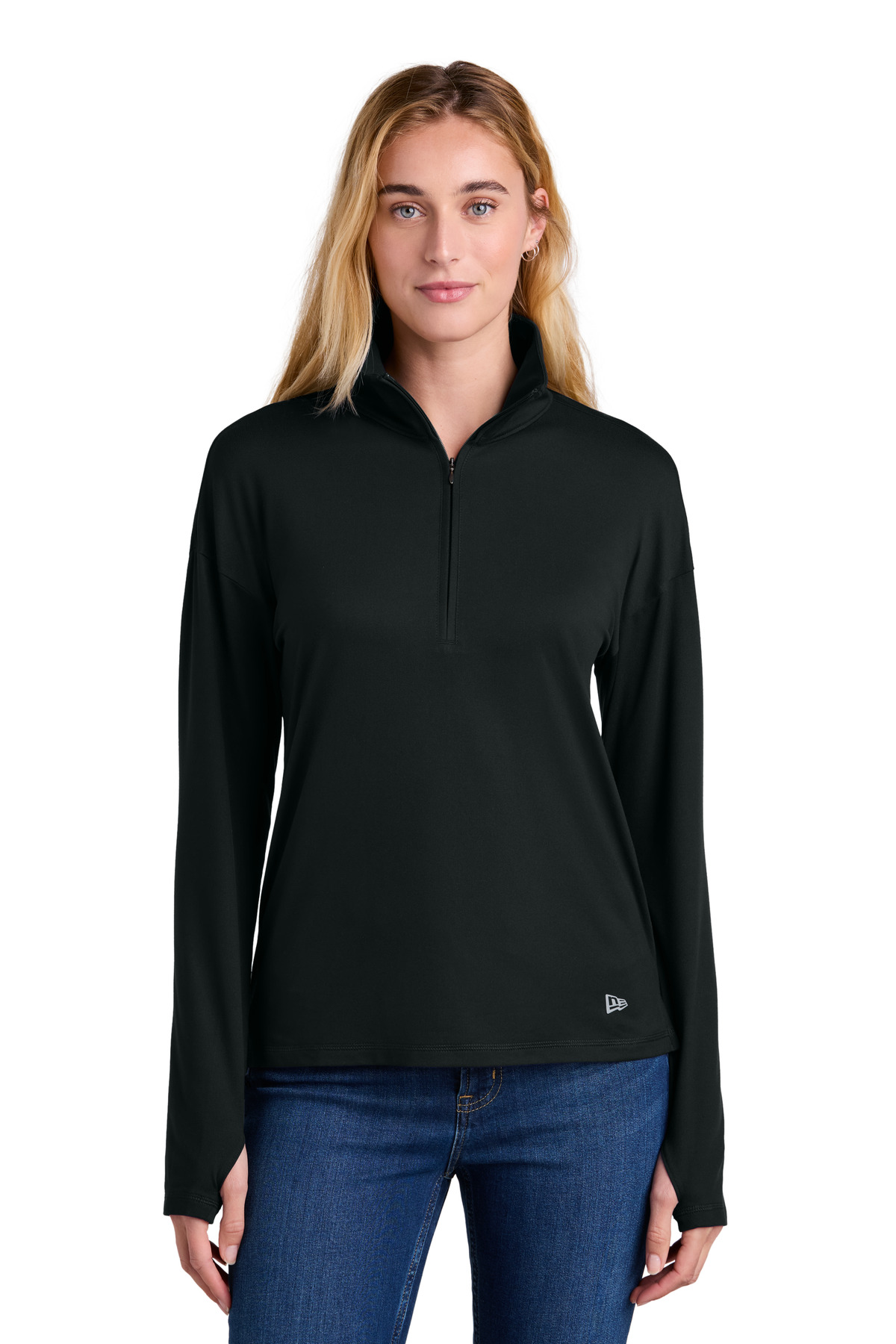 New Era Women's Power 1/2-Zip LNEA228 - Image 1