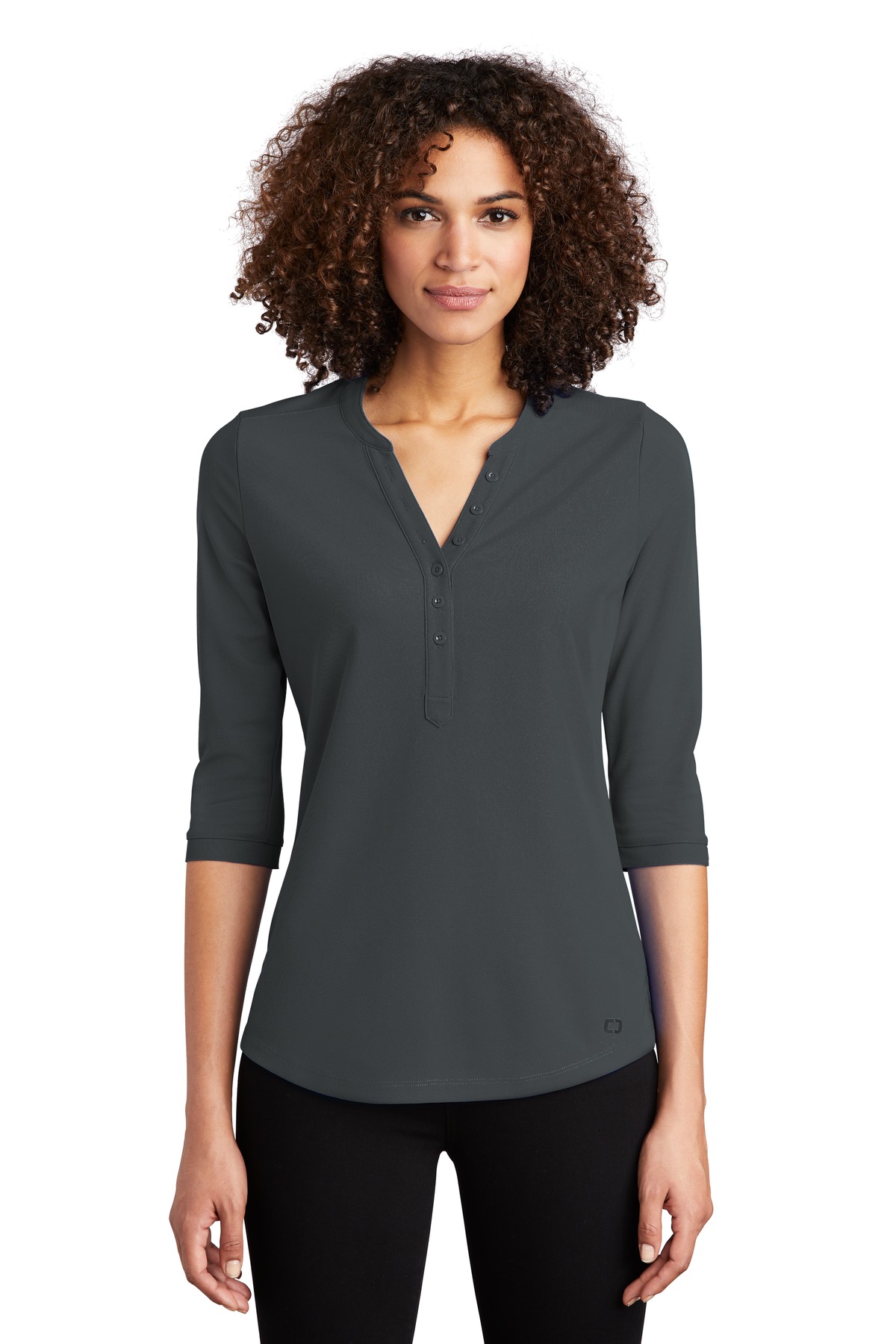 OGIO Women's Jewel Henley LOG104 - Image 20